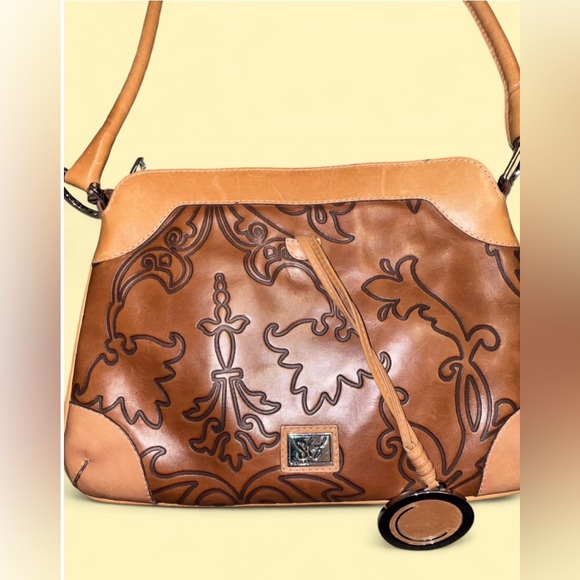 Achados Repassa Brazilian Medium Brown Shoulder Bag - NEW - Picture 6 of 11